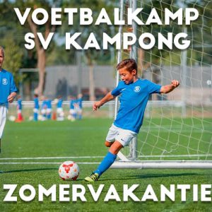 SV Kampong Voetbalkamp in Utrecht in de zomervakantie 2021