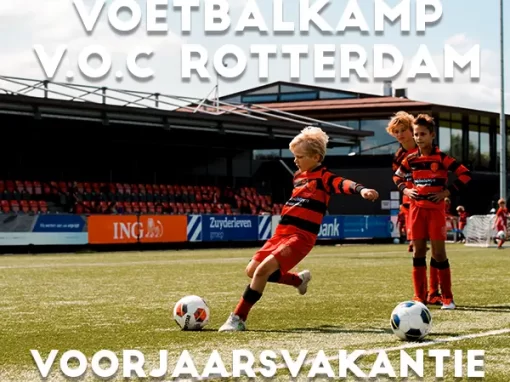 V.O.C. Voetbalkamp in Rotterdam in de voorjaarsvakantie